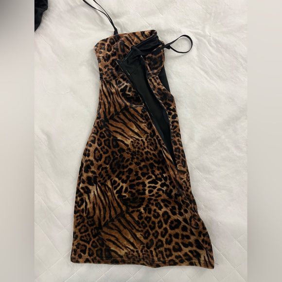 Tiger Mist Cheetah Mini Dress - Picture 3 of 5